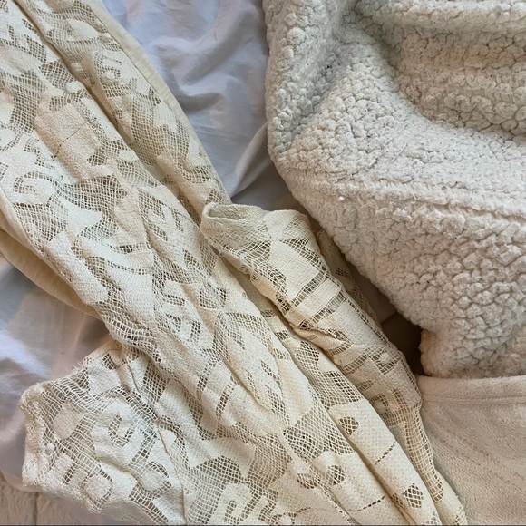 Madewell Ivory Meadow Lace Short Sleeve Shirt - Picture 9 of 10